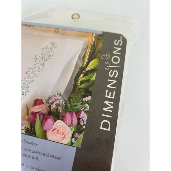 NEW Dimensions 73202 FILIGREE SCROLL Heart Pillowcase Embroidery Pillowcase Kit - Picture 6 of 11